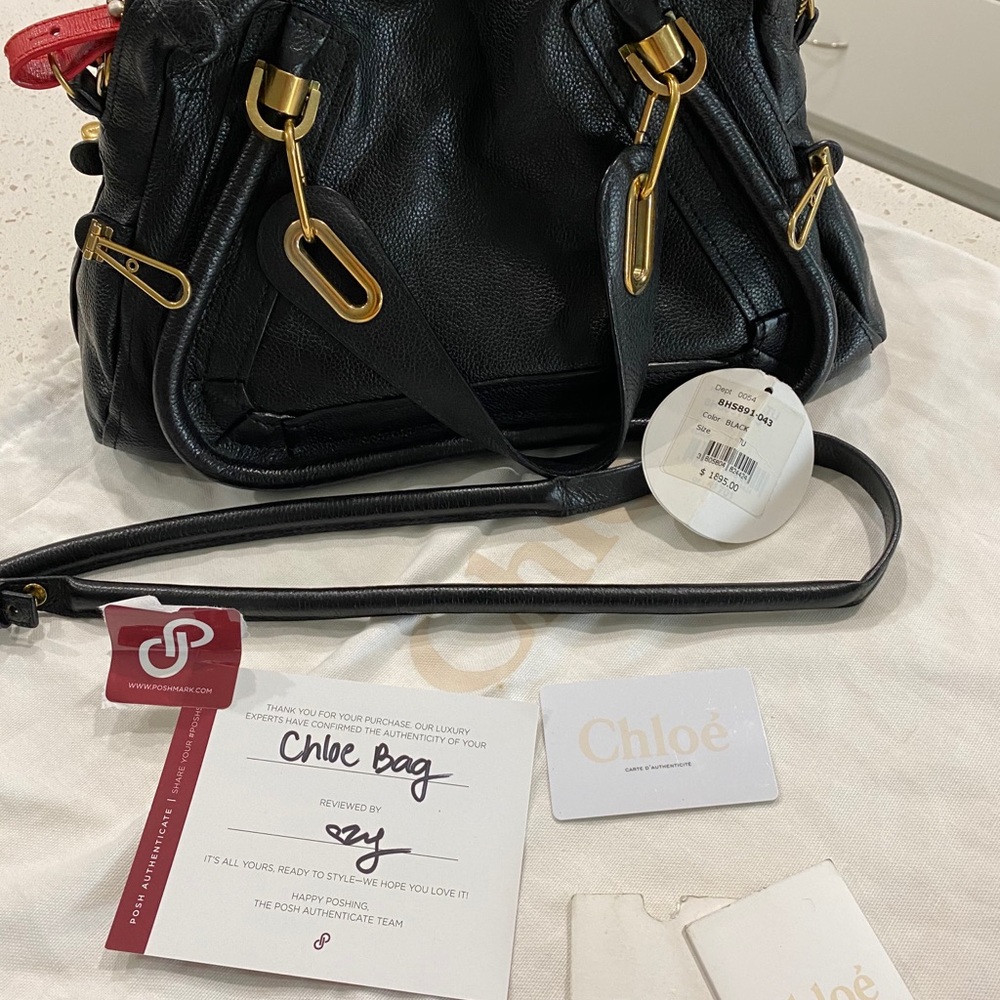 ***SOLD***Chloe Paraty Medium Black